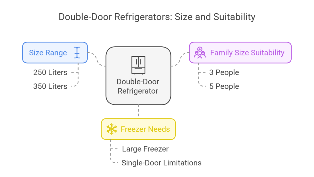 Size Do double-door refrigerators' Size Matter 