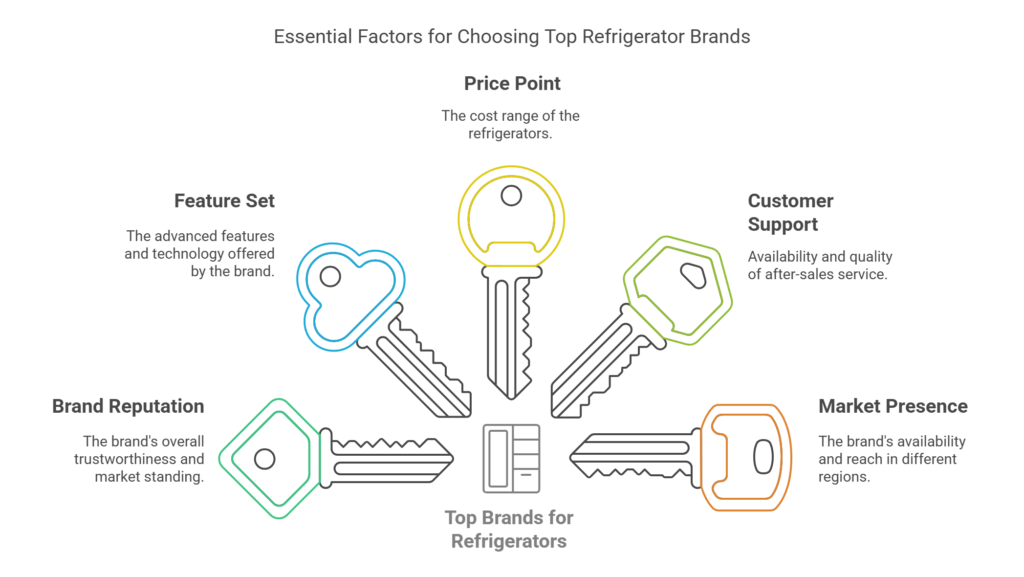 factors to choosing top refrigerators brands