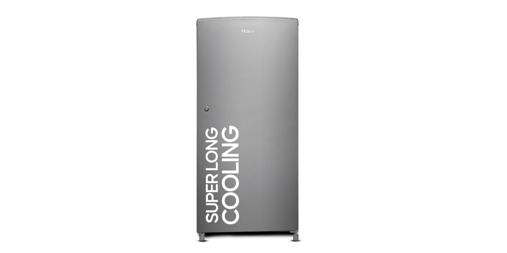 2. Haier 185 L, 2 Star, Direct-Cool Single Door Refrigerator (HED-19TMS-N, Moon Silver)
